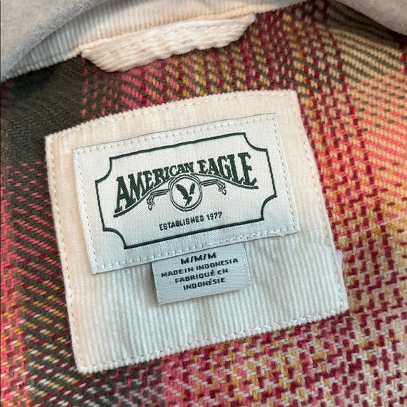 American Eagle cozy cabin flannel sz M - Picture 4 of 8
